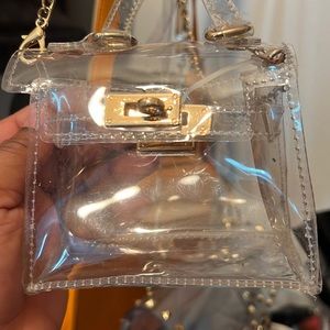 Mini clear purse